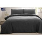 Подушка Jefferson Sateen Iron Grey BOSTON (Темно-сіра) — додаткове фото 2
