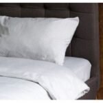 Простирадло натяжне U-TEK Cotton Stripe Grey-White