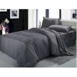 Наволочка Oxford U-tek Home Sateen Iron Grey Stripe